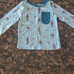 Kyte BABY Toddler Long Sleeve Crew Neck Tee In Nutcracker